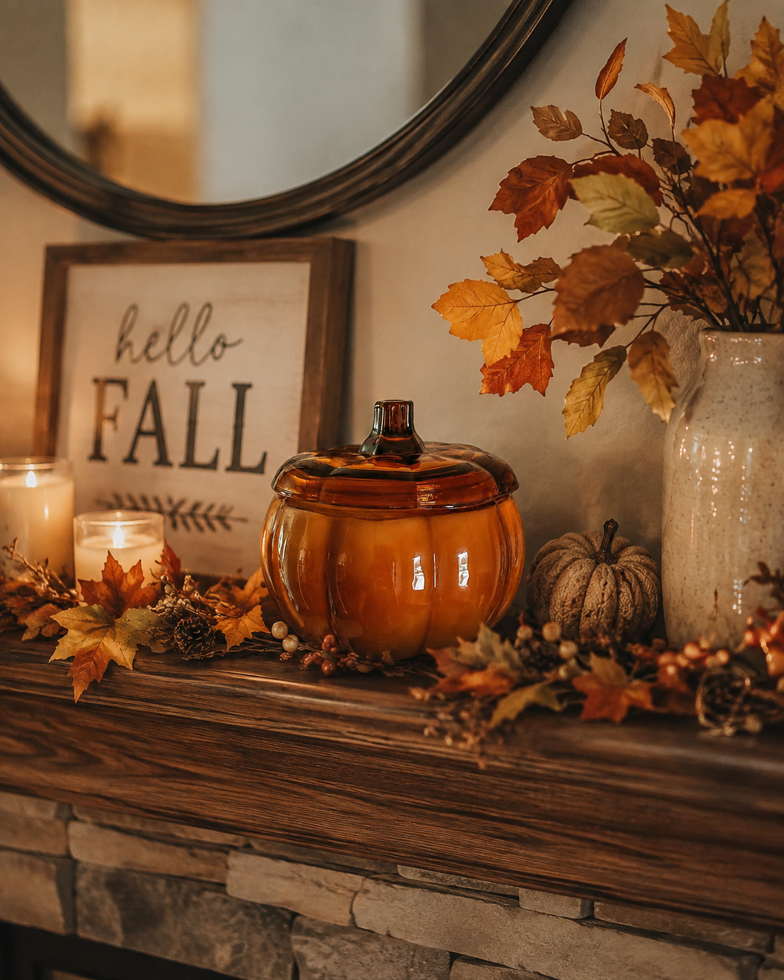 Organic 16oz Pumpkin Candle