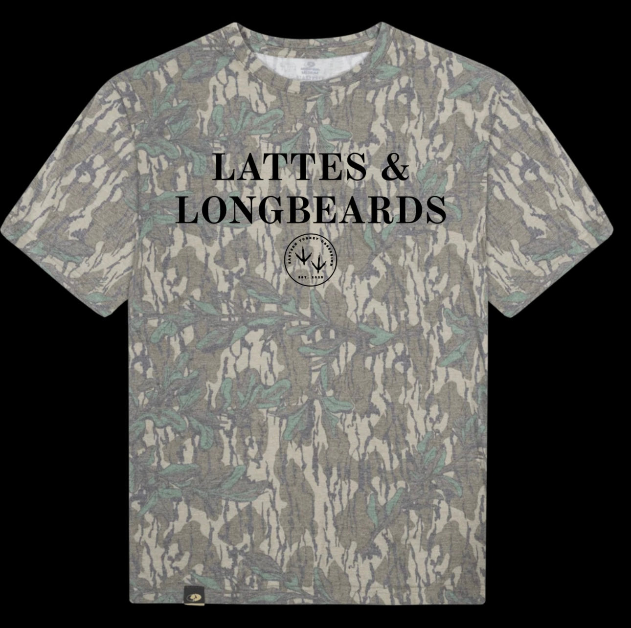 Lattes and Longbeards Washdown Tee 🦃 ☕️
