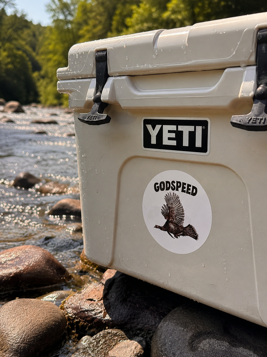 GODSPEED 5” Sticker 🦃