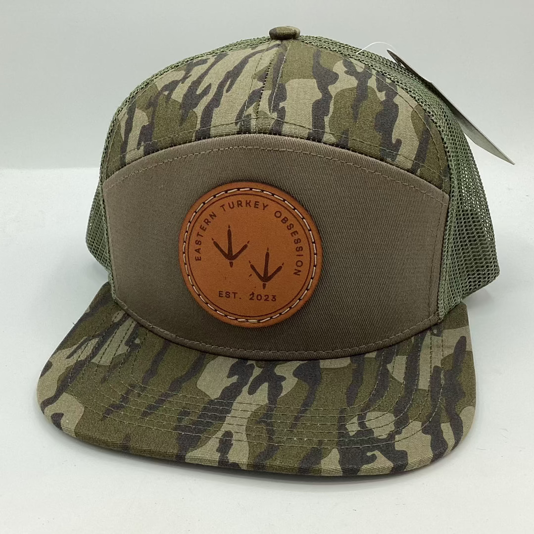 Eastern Turkey Leather Patch Tracks Hat - Bottomland/Greenleaf